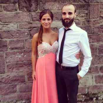 My sister and me dressed up for her graduation party