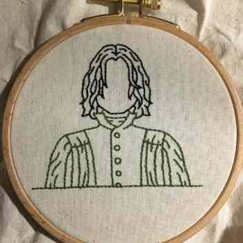 Severus Snape Embroidery